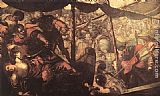Battle between Turks and Christians by Jacopo Robusti Tintoretto